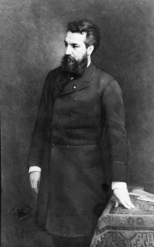 Detail of Alexander Graham Bell, 1882 by Timoleon Marie Lobrichon