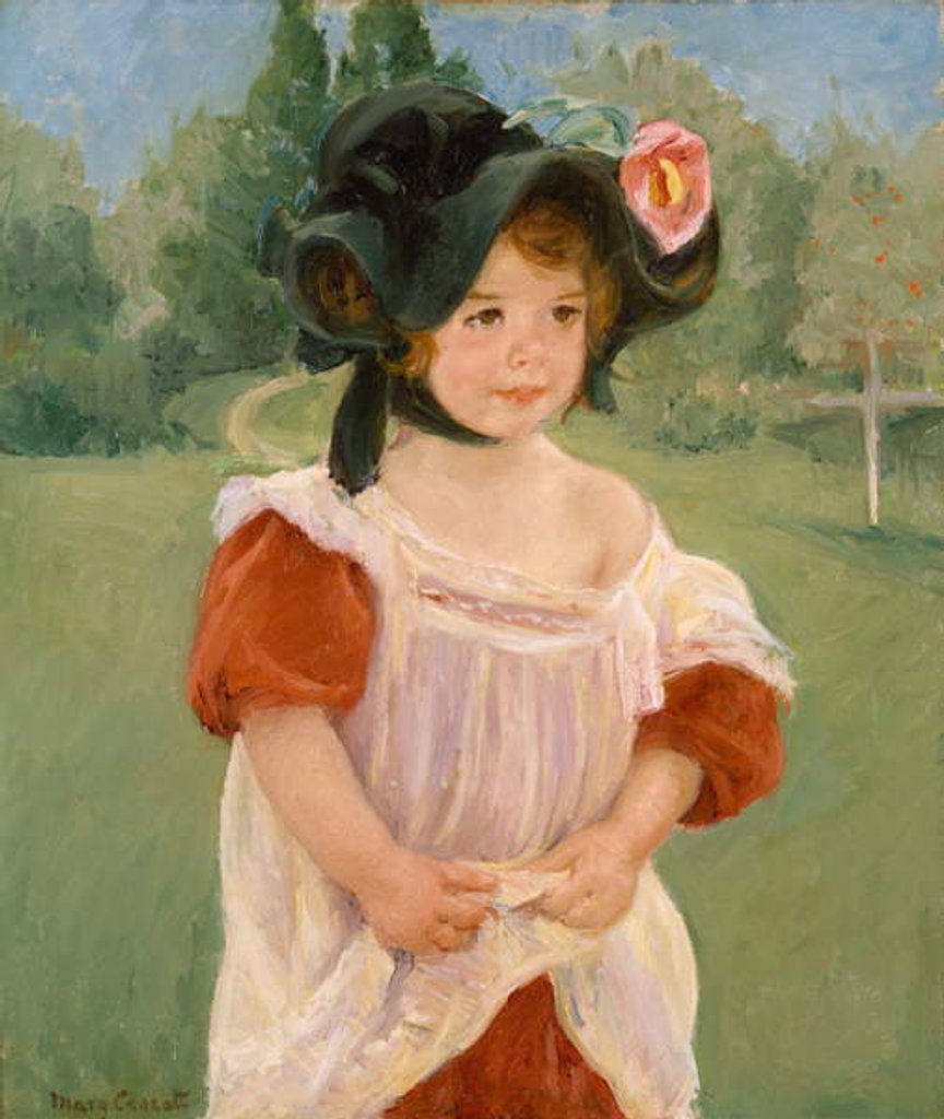 Detail of Spring: Margot Standing in a Garden, 1900 by Mary Stevenson Cassatt