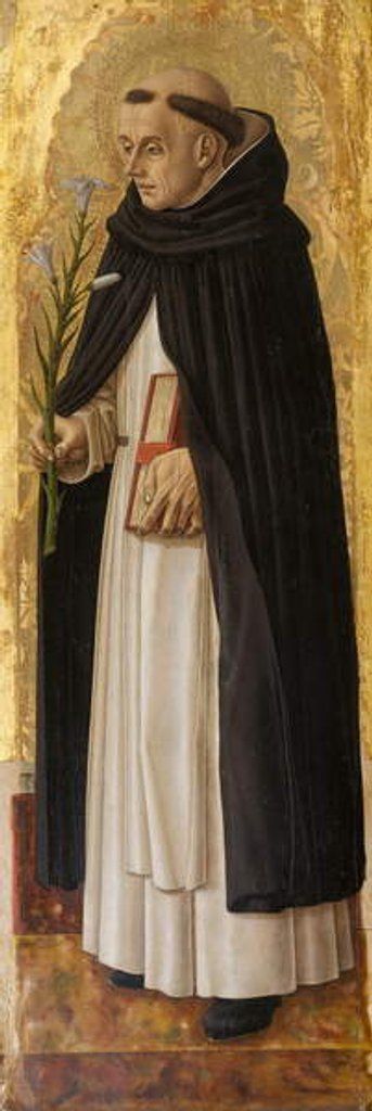 Detail of Saint Dominic, 1472 by Carlo Crivelli