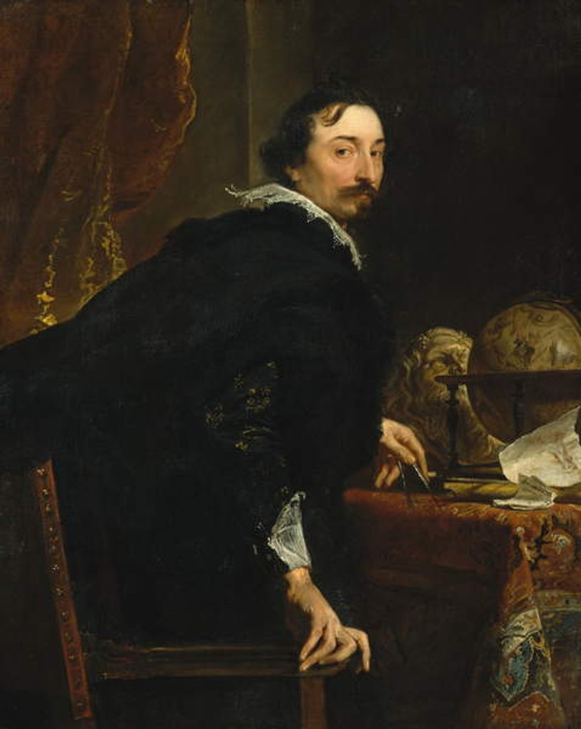 Detail of Lucas van Uffel, c.1622 by Anthony van Dyck