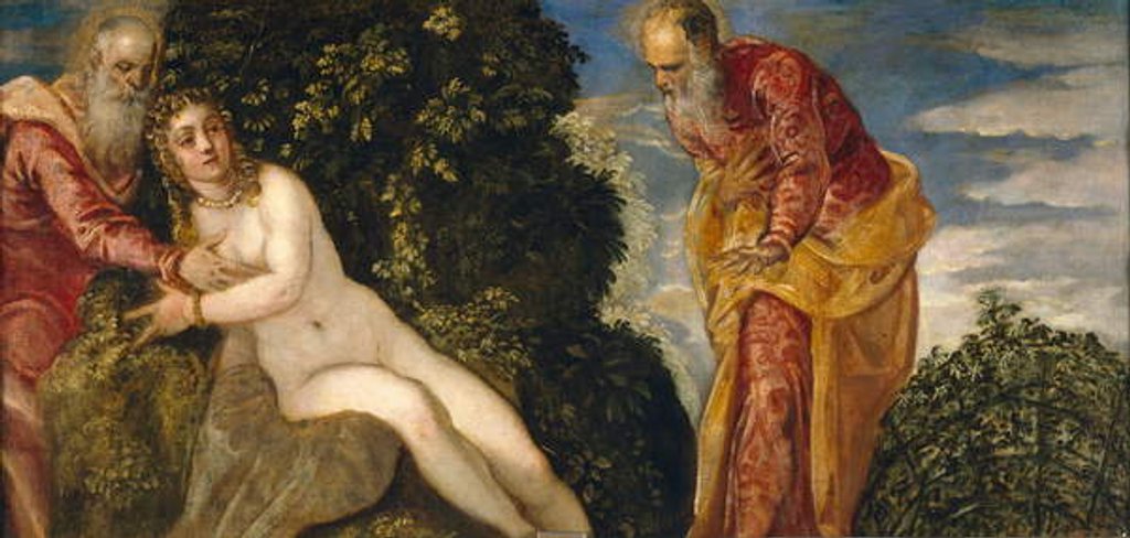 Detail of Susannah and the Elders, 1552-55 by Jacopo Robusti Tintoretto