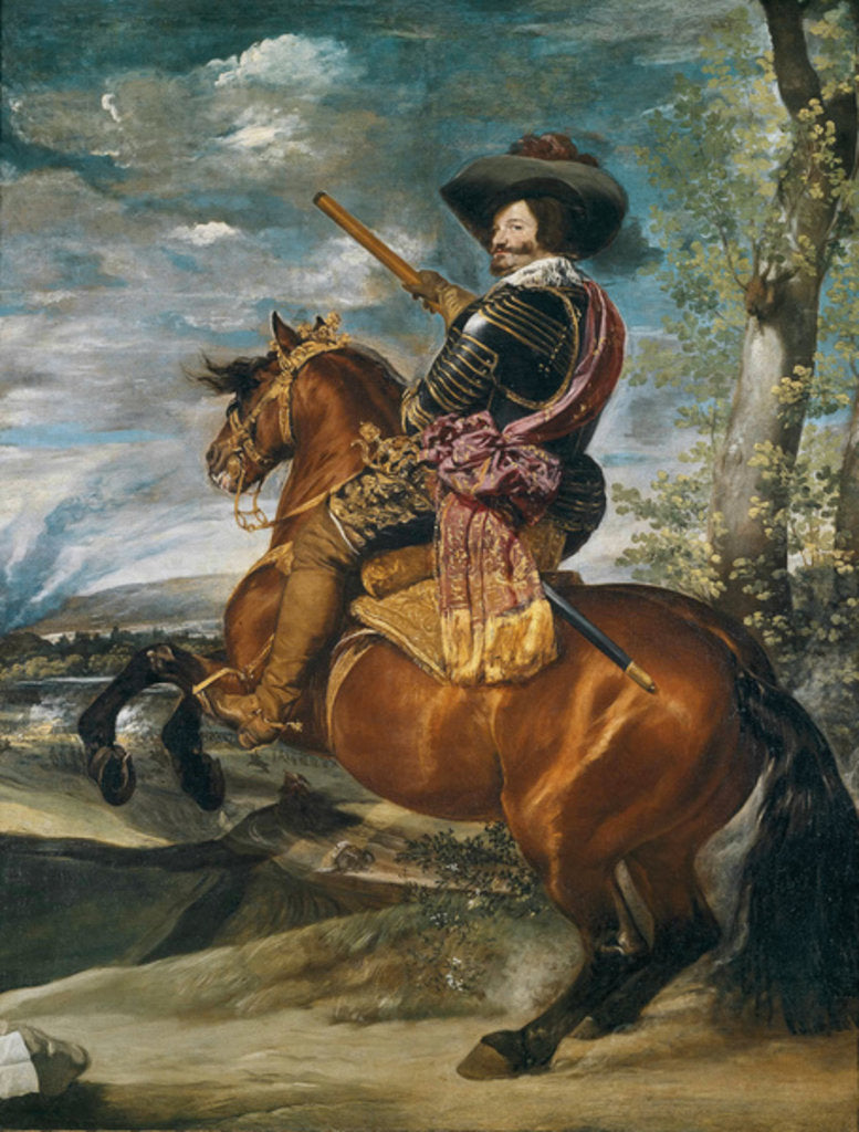 Detail of Equestrian Portrait of Don Gaspar de Guzman Count-Duke of Olivares, c.1636 by Diego Rodriguez de Silva y Velazquez
