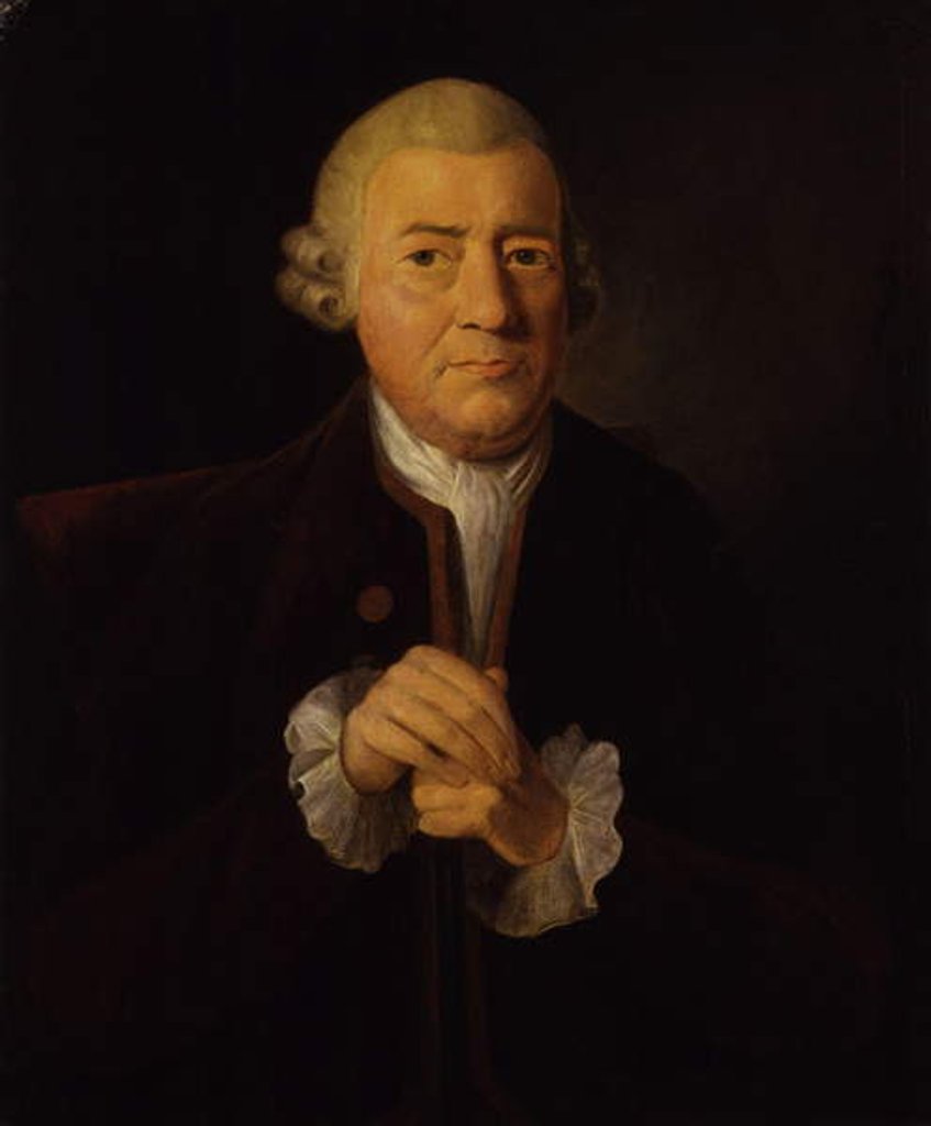 Detail of Portrait of John Baskerville by James Millar
