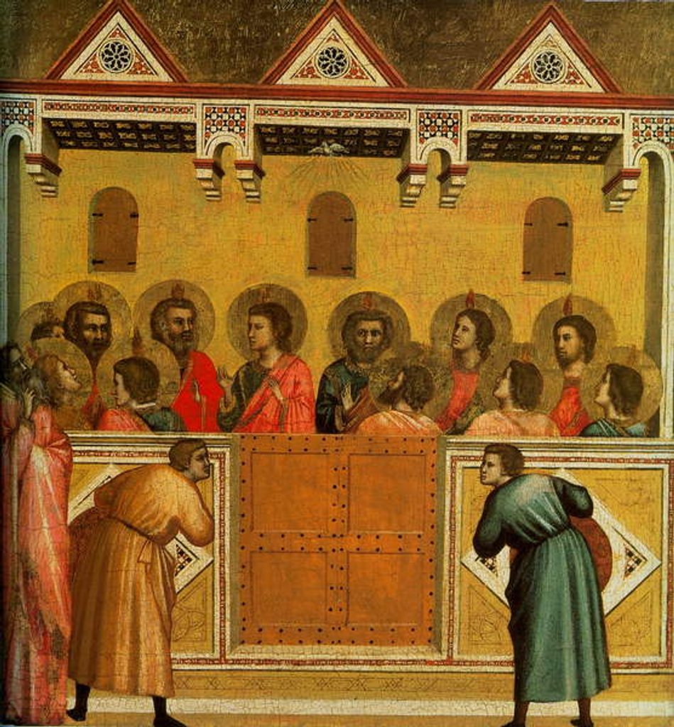 Detail of Pentecost, c.1310-18 by Giotto di Bondone (and workshop)