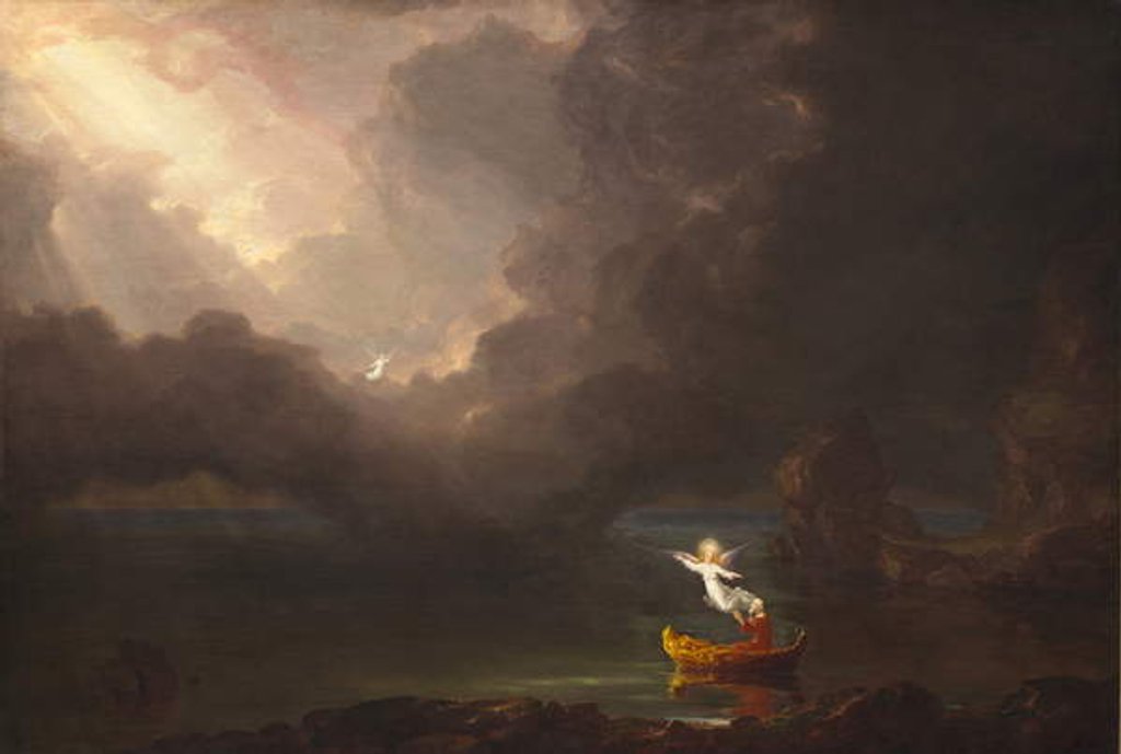 Detail of The Voyage of Life: Old Age, 1842 by Thomas Cole