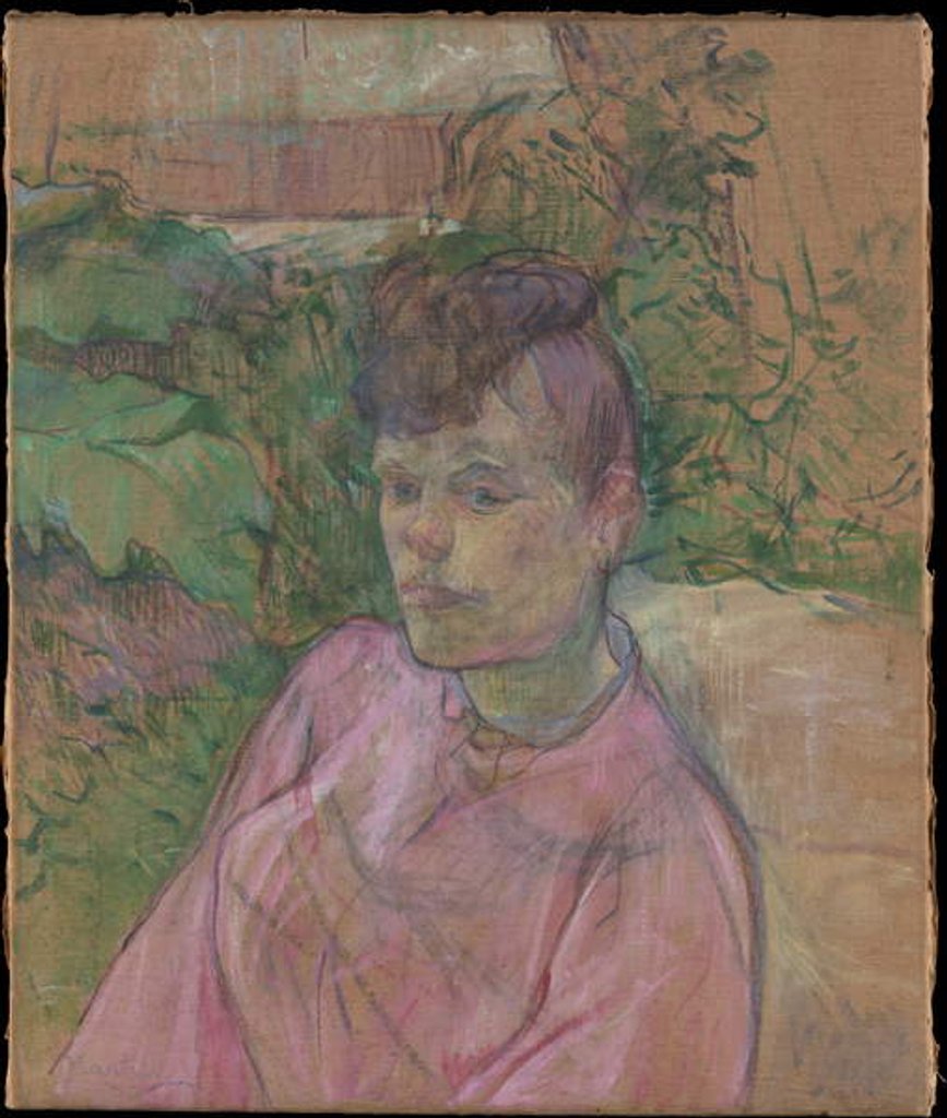 Detail of Woman in the Garden of Monsieur Forest, 1889-91 by Henri de Toulouse-Lautrec