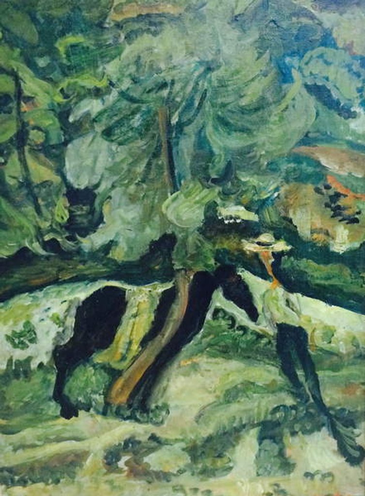 Detail of Man with Horse, c.1920 by Chaim Soutine