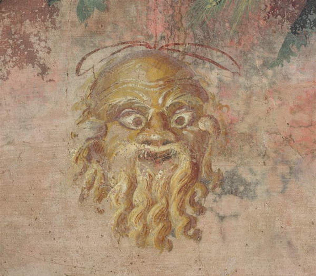 Detail of Wall painting from the exedra of a Villa at Boscoreale, c.50–40 B.C. by Roman Republican Period