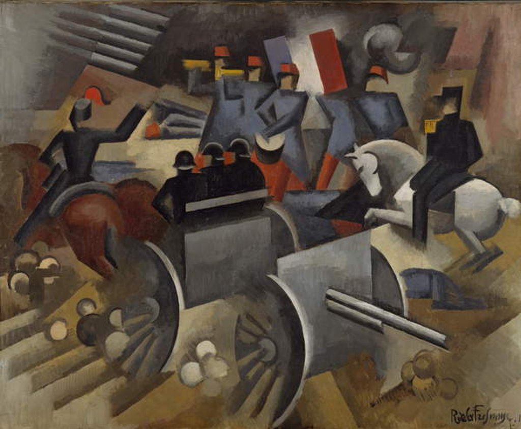 Detail of Artlillery, 1911 by Roger de La Fresnaye