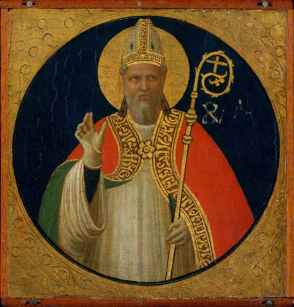 Detail of A Bishop Saint, c.1425 by Fra Angelico