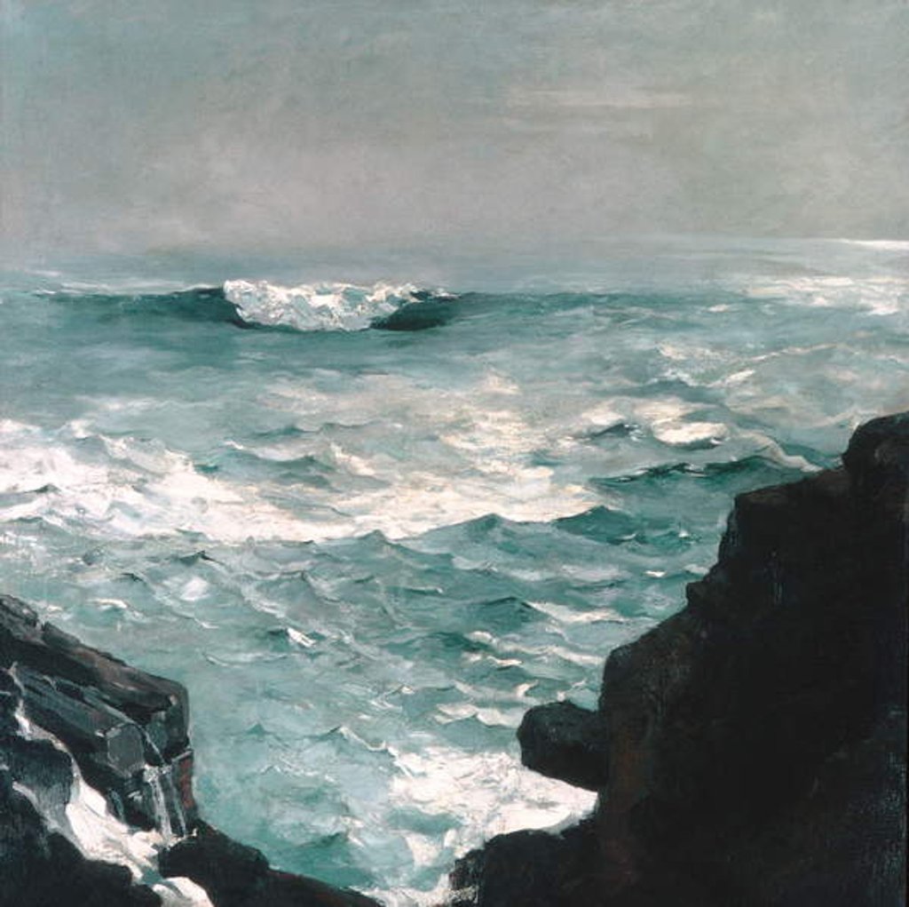 Detail of Cannon Rock, 1895 by Winslow Homer