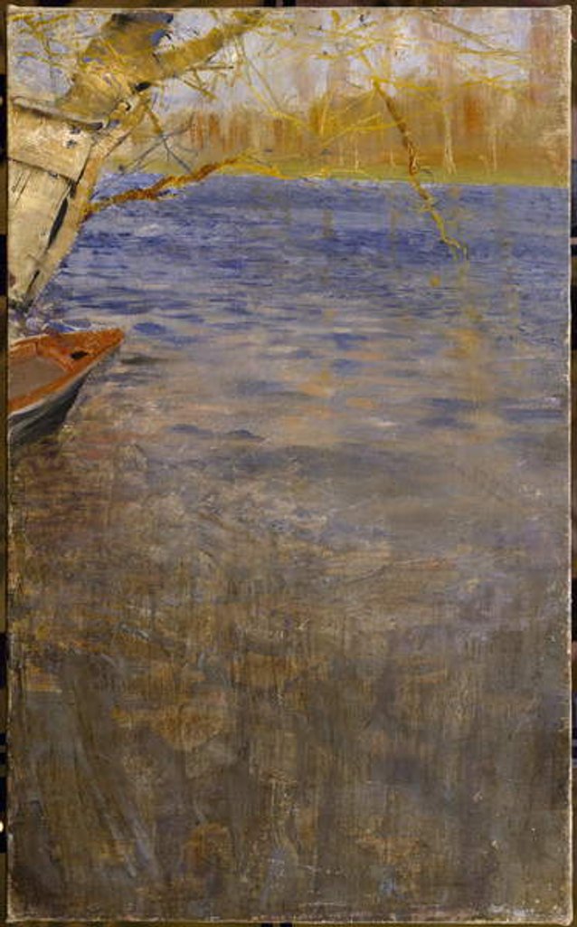 Detail of By the Sea, A Spring Day by Bruno Andreas Liljefors