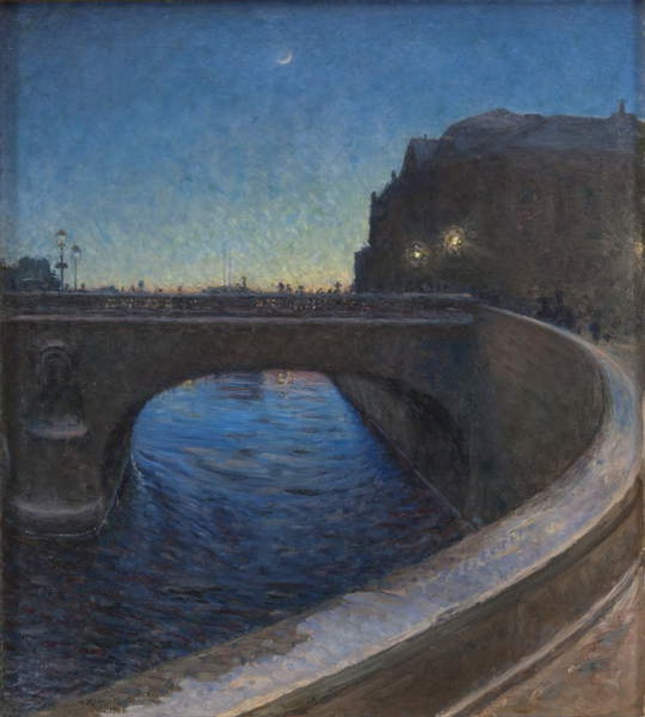 Detail of March Evening, 1900 by Nils Kreuger