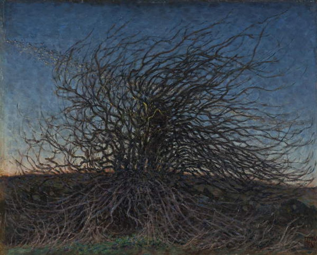 Detail of Spring evening, 1896 by Nils Kreuger