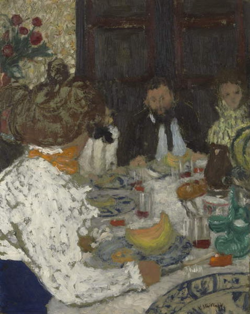 Detail of The Luncheon, c.1895 by Edouard Vuillard