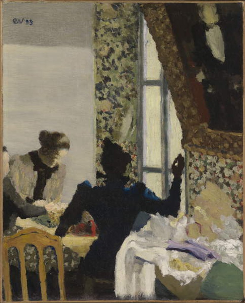 Detail of L’aiguillée, 1893 by Edouard Vuillard