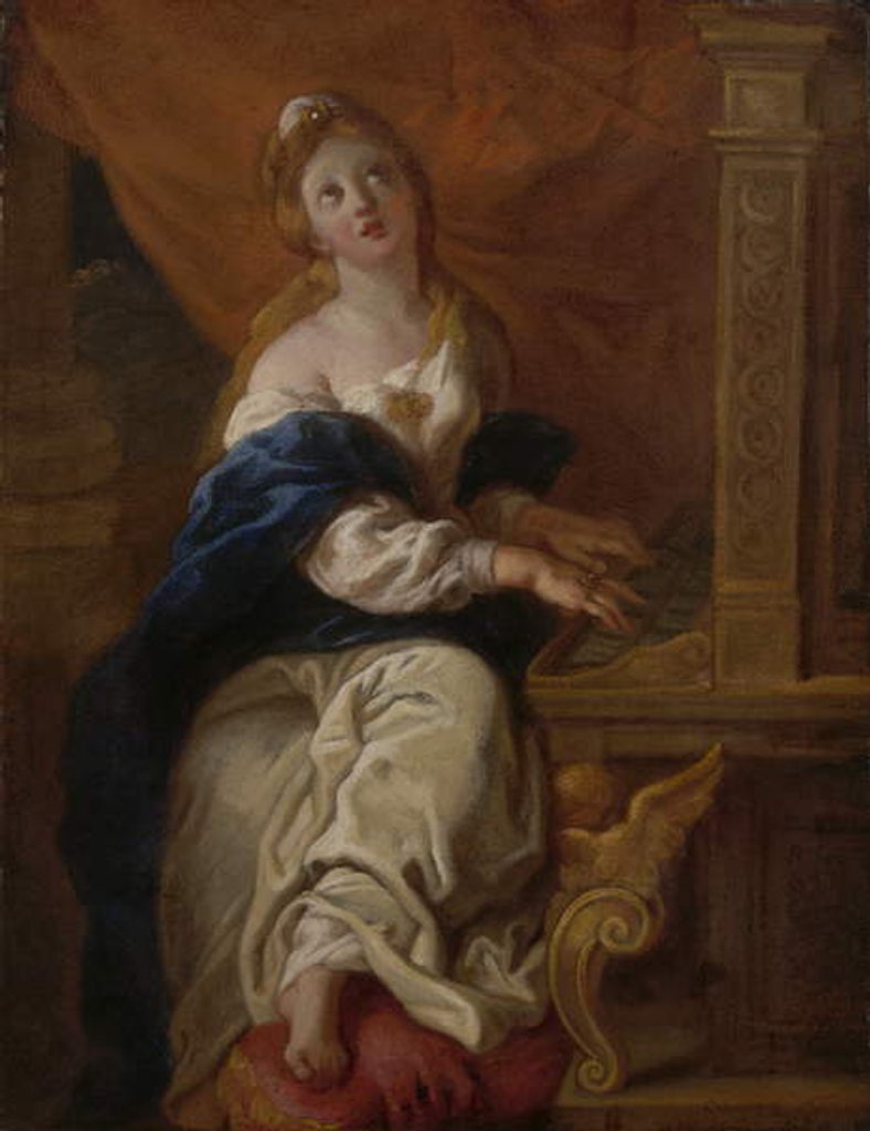Detail of Saint Cecilia, c.1700 by Charles de Lafosse