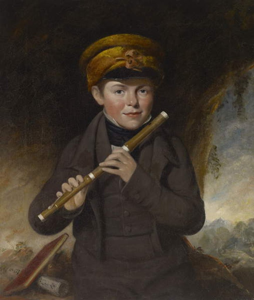 Detail of John Gurney, the Little Flute Player, c.1800 by John Opie