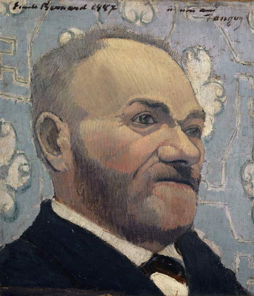Detail of Portrait du Père Tanguy, 1887 by Emile Bernard