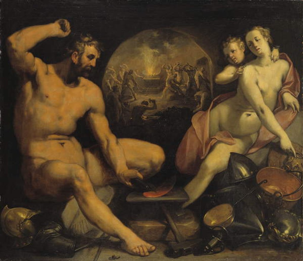 Detail of Venus and Vulcan, 1590 by Cornelis Cornelisz. van Haarlem