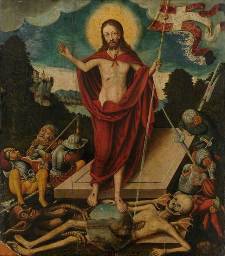 Detail of Resurrection of Christ and the Triumph Over Death and Devil, 1537 by Lucas The Elder Cranach