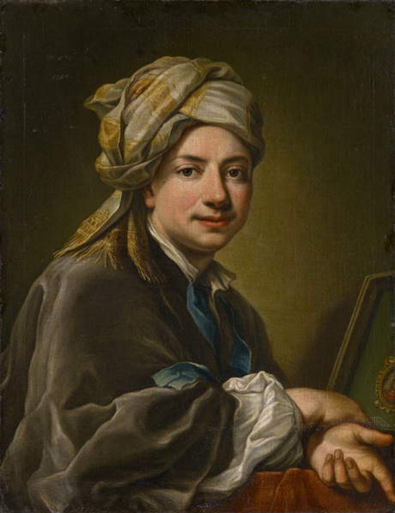 Detail of Self-Portrait by Martin van Mytens or Meytens