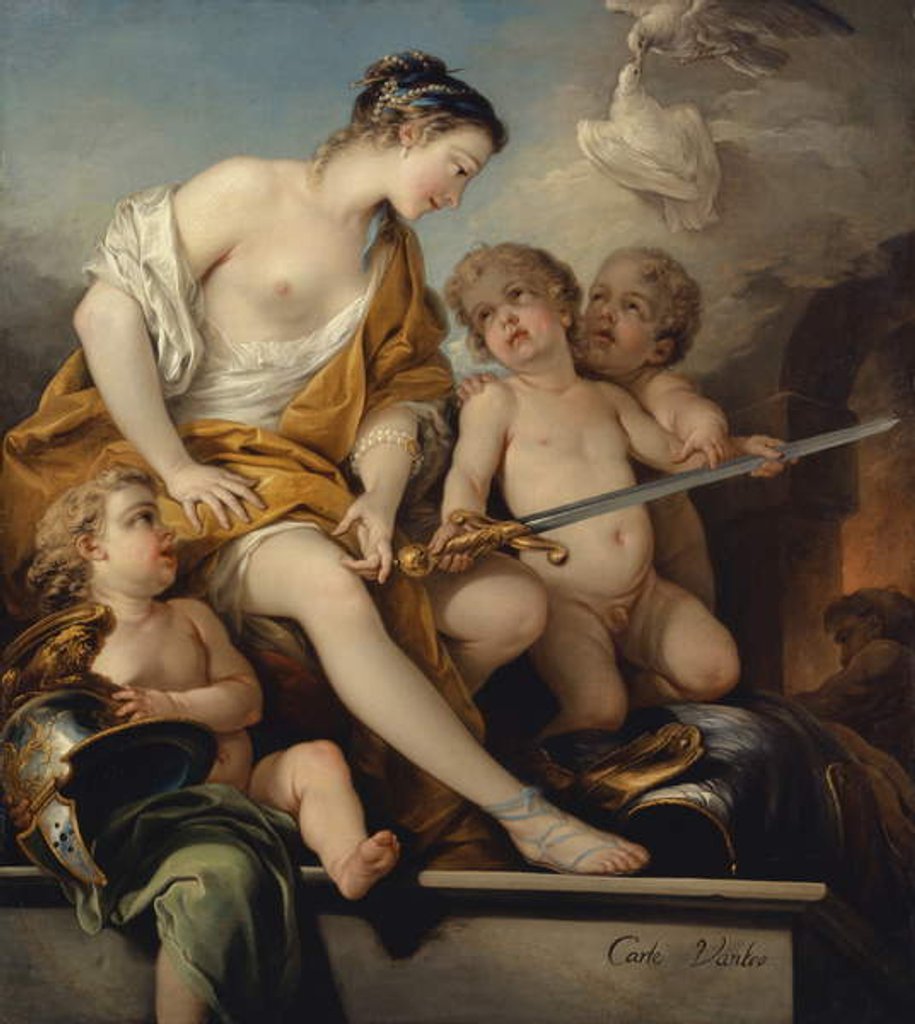 Detail of Venus and Cupids with the Arms of Mars, c.1743 by Carle van Loo