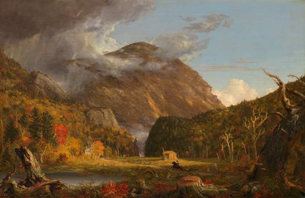 Detail of A View of the Mountain Pass Called the Notch of the White Mountains, 1839 by Thomas Cole