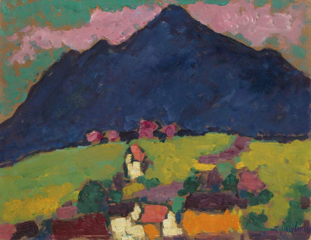 Detail of Murnau, 1910 by Alexej von Jawlensky