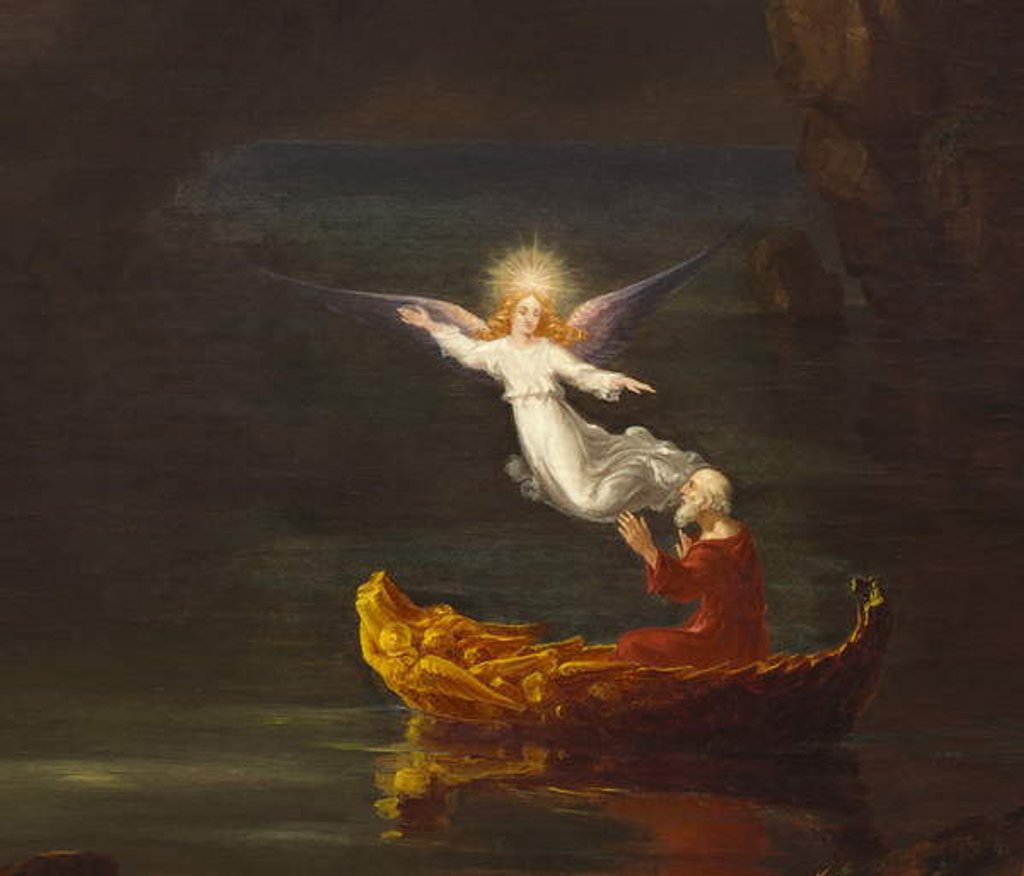 Detail of The Voyage of Life: Old Age, 1842 by Thomas Cole