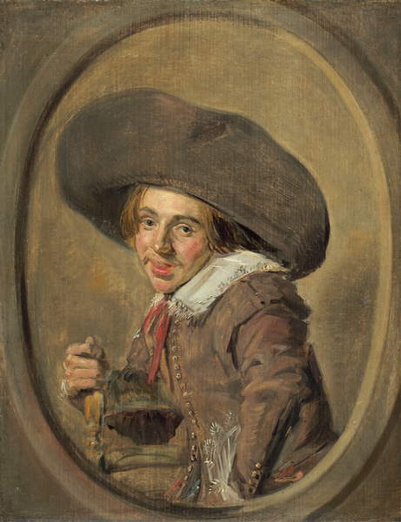 Detail of A Young Man in a Large Hat, 1626-29 by Frans Hals