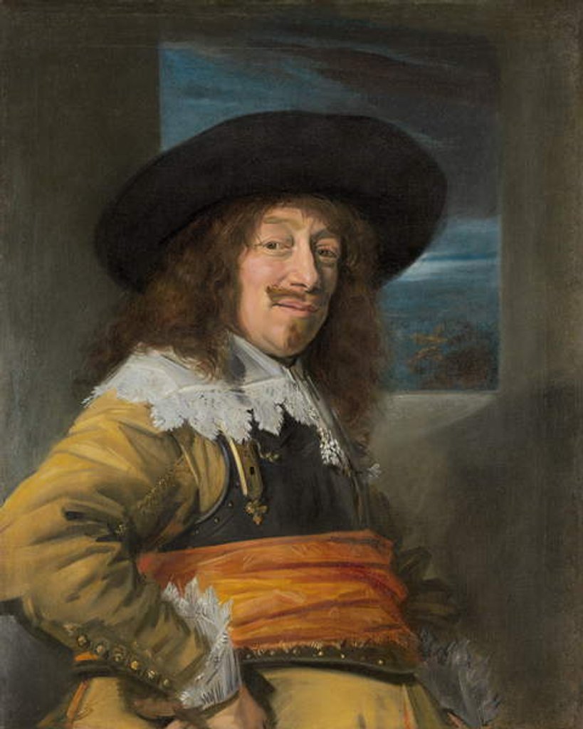 Detail of Portrait of a Member of the Haarlem Civic Guard, c.1636-8 by Frans Hals
