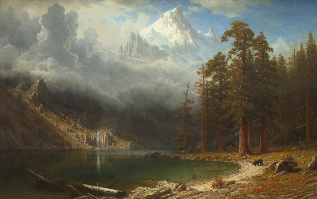 Detail of Mount Corcoran, c.1876-77 by Albert Bierstadt