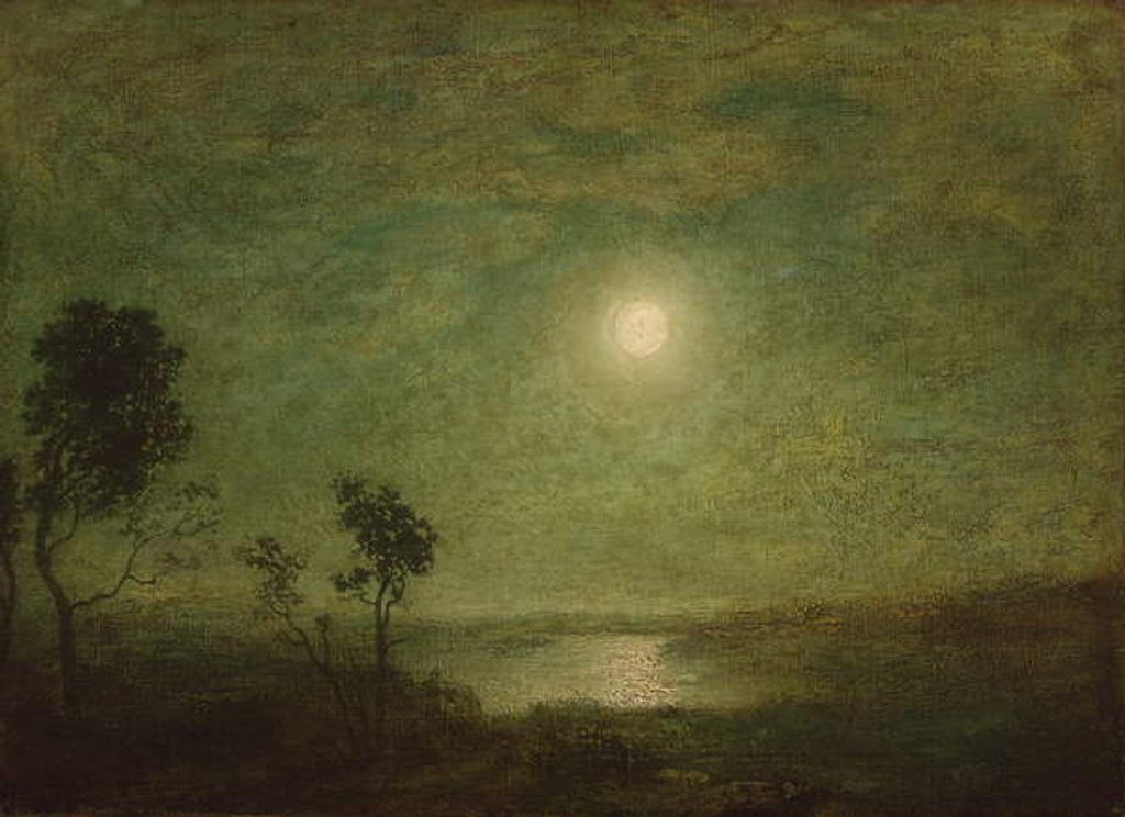 Detail of Moonlight, c.1886-95 by Ralph Albert Blakelock
