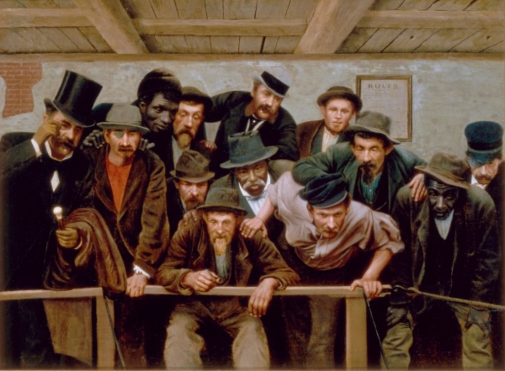 Detail of Nearing the Issue at the Cockpit, 1870 by Horace Bonham