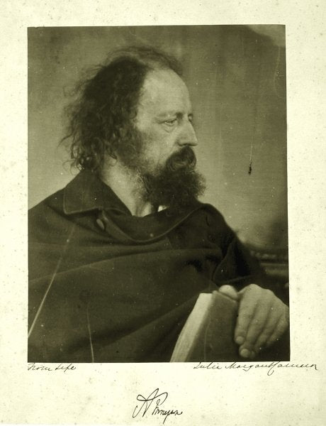 Detail of Alfred Tennyson, the Dirty Monk, 1865 by Julia Margaret Cameron