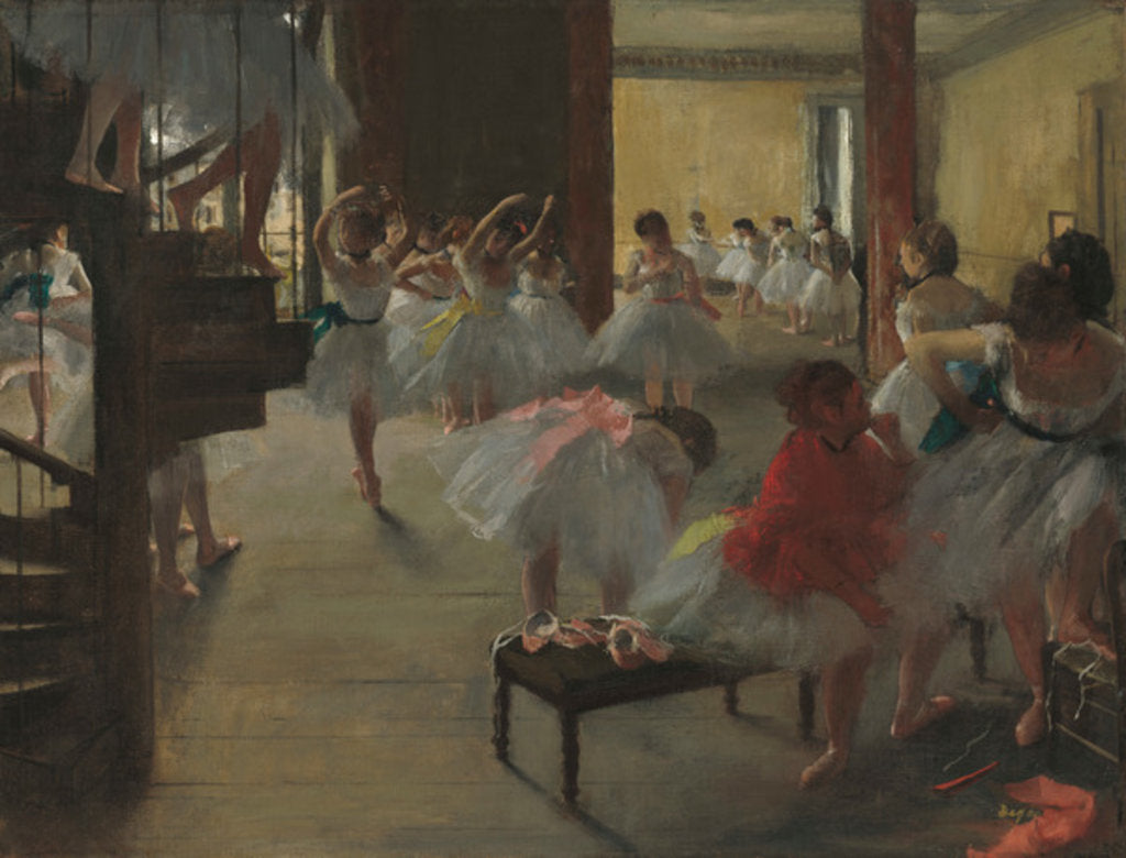 Detail of The Dance Class, c.1873 by Edgar Degas