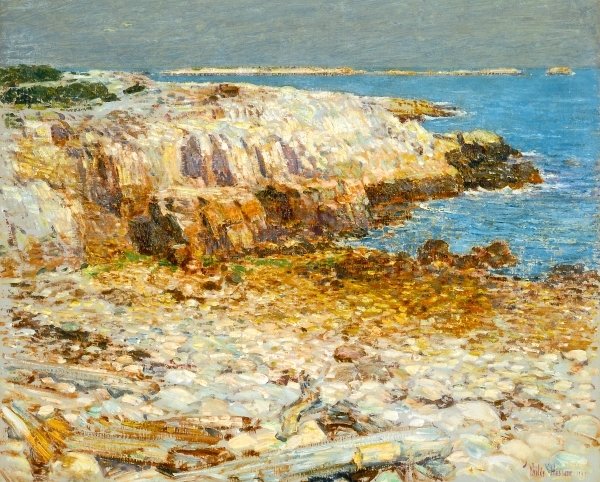 Detail of A North East Headland, 1901 by Childe Frederick Hassam