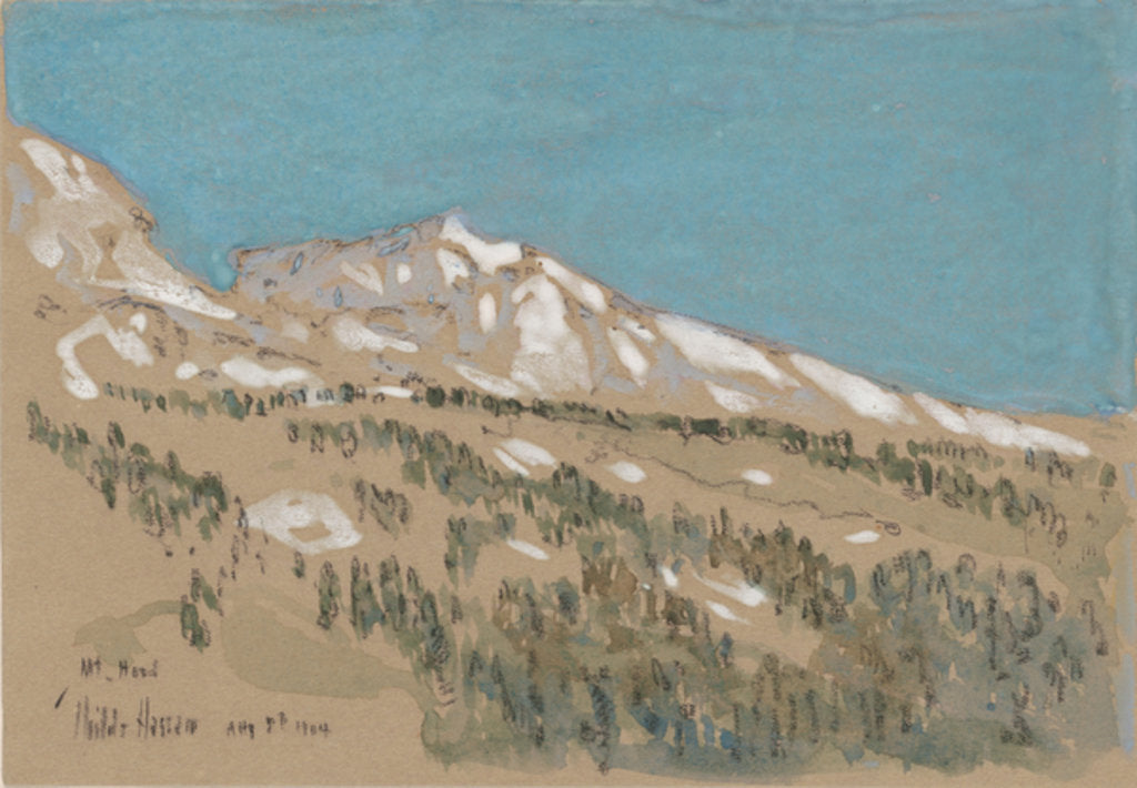 Detail of Mt. Hood, 1904 by Childe Frederick Hassam