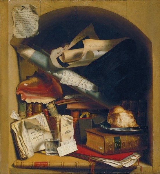 Detail of Poor Artist's Cupboard, c.1815 by Charles Bird King