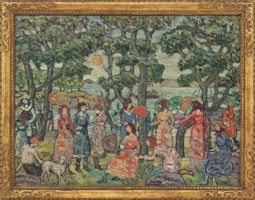 Detail of Landscape with Figures, 1921 by Maurice Brazil Prendergast