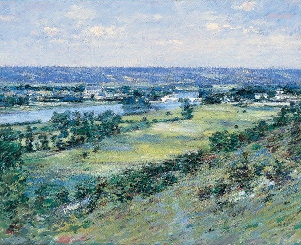 Detail of The Valley of the Seine by Theodore Robinson