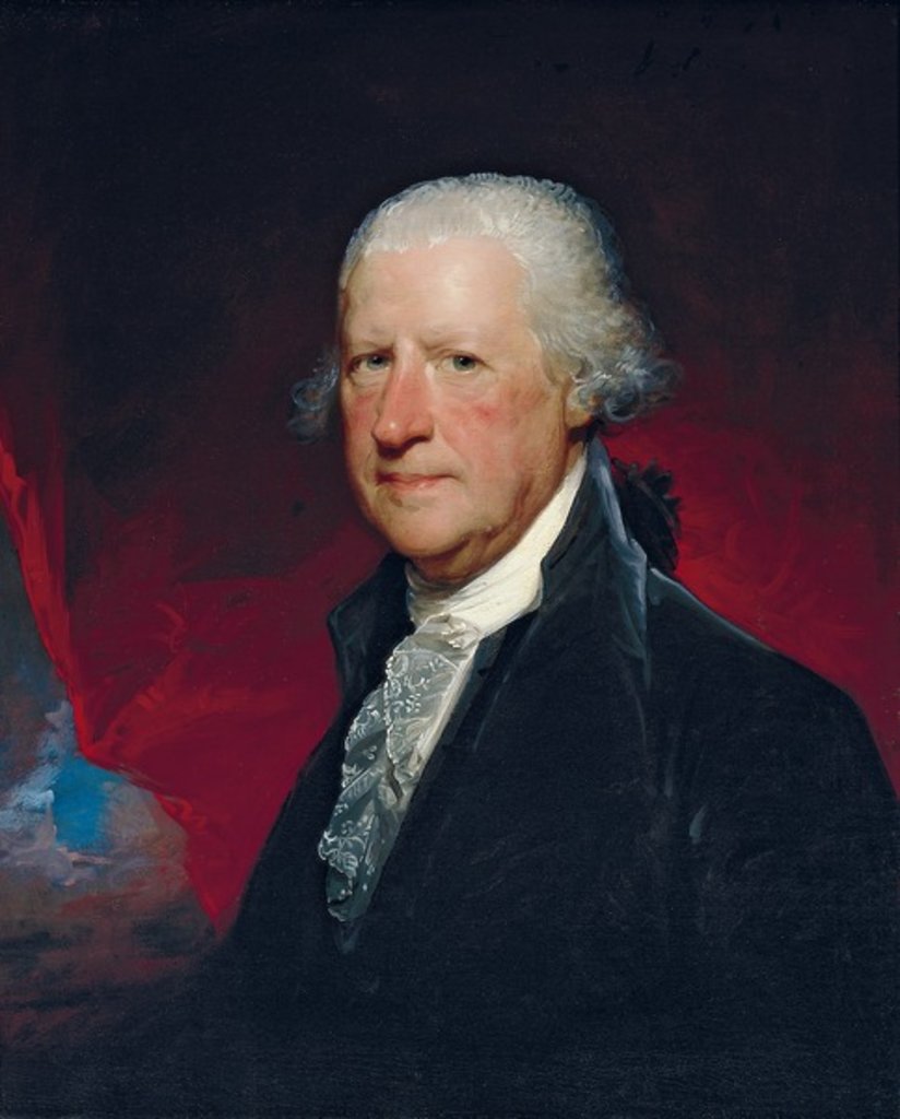 Detail of Edward Shippen, 1796 by Gilbert Stuart