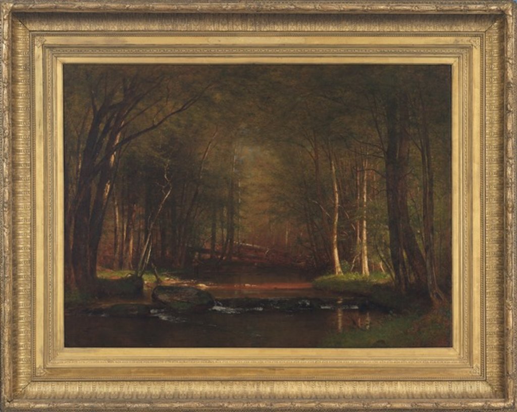 Detail of Trout Brook in the Catskills, 1875 by Thomas Worthington Whittredge