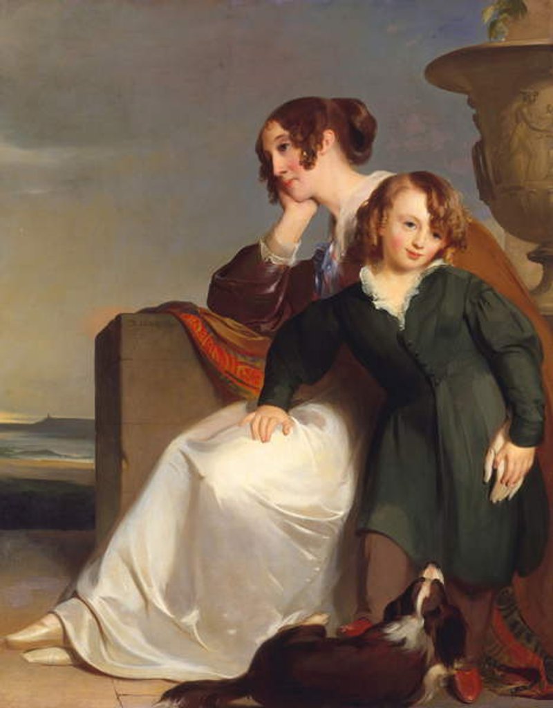 Detail of Mother and Son, 1840 by Thomas Sully