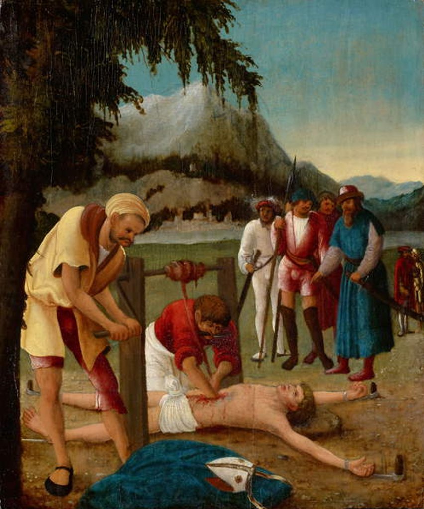 Detail of The Martyrdom of Saint Erasmus, 1518-20 by Albrecht Altdorfer