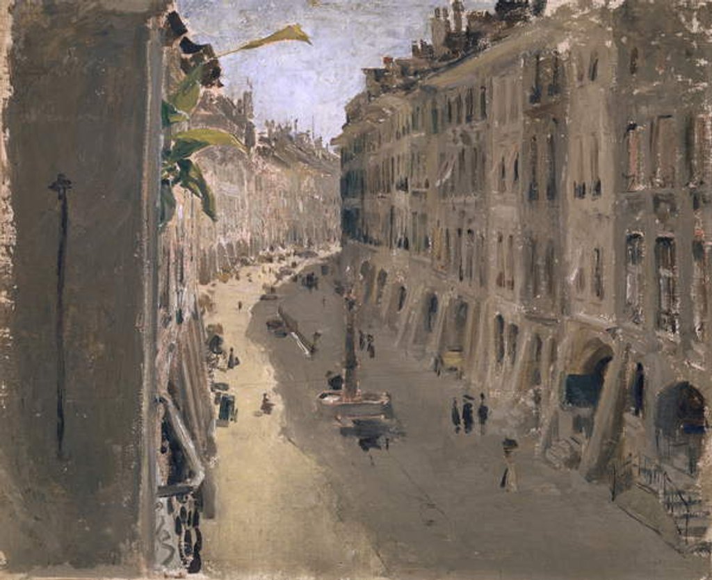 Detail of Gerechtigkeitsgasse in Berne, c.1880-90 by Albert Anker