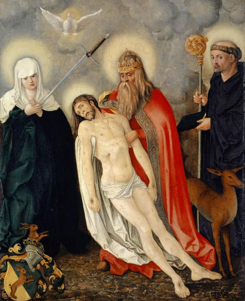 Detail of The Holy Trinity between the Lady of Sorrows and Saint Giles, c.1513-16 by Hans Baldung Grien