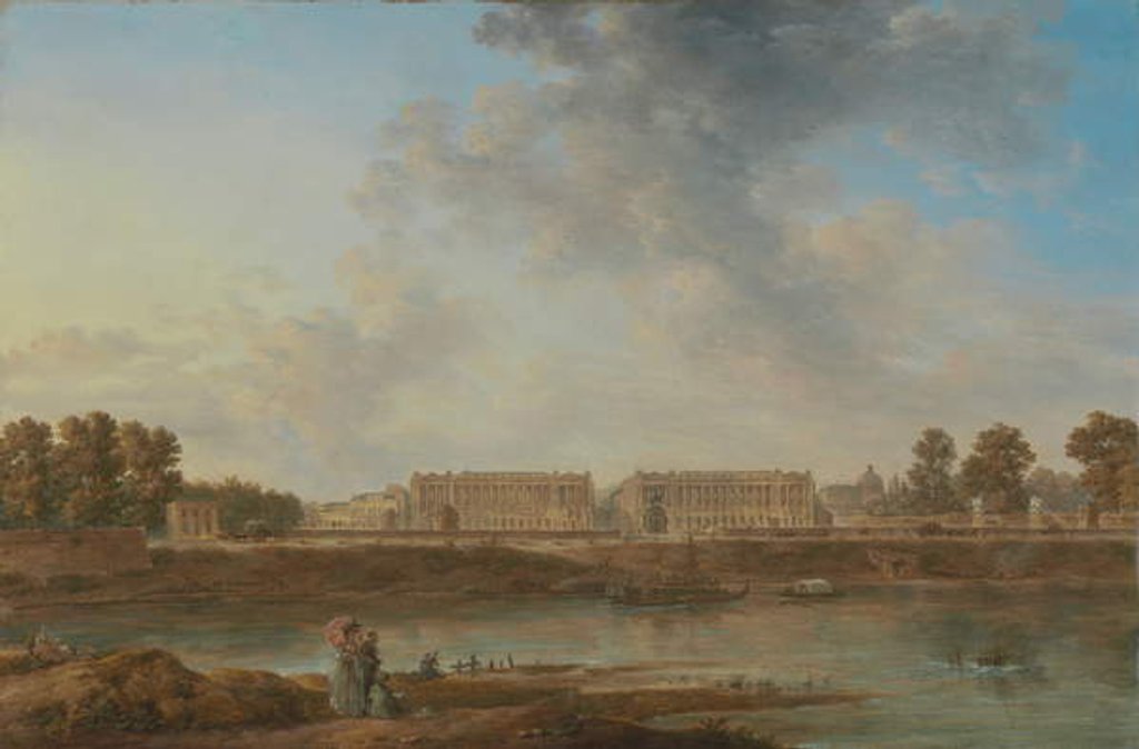 Detail of A View of Place Louis XV, c.1775-87 by Alexandre Jean Noel
