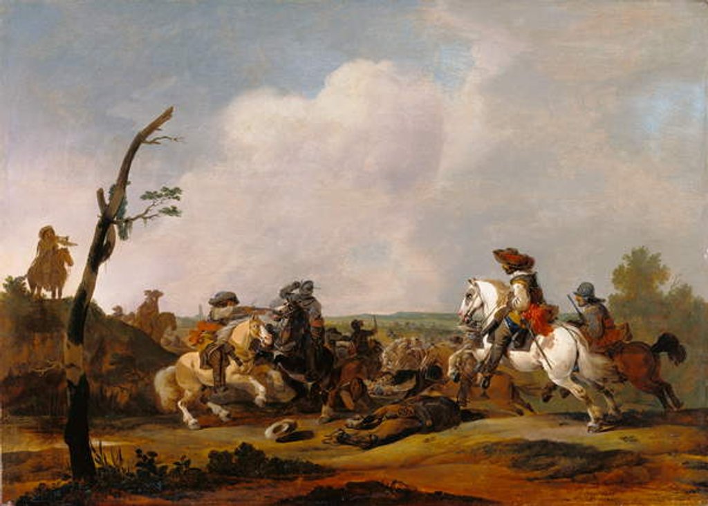 Detail of Battle Scene, c.1651-52 by Johannes Lingelbach